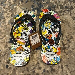 Simpsons flip flops